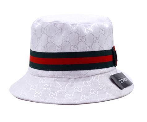 gucci snapback hat white|Gucci bucket hat price.